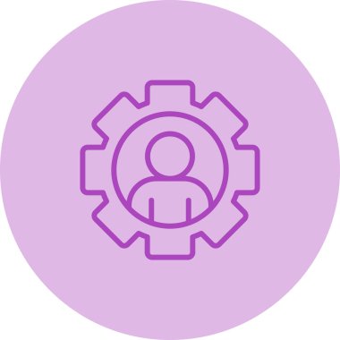 Teçhizat Web simgesi basit illüstrasyon