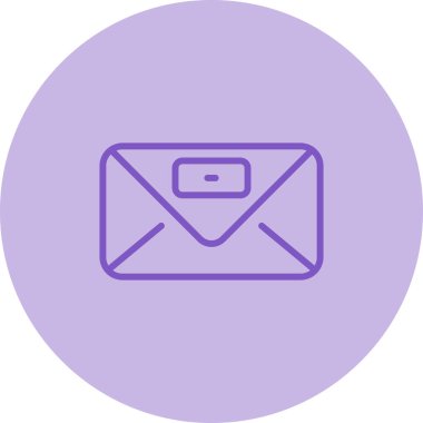 zarf web simgesi, vektör illüstrasyonu 