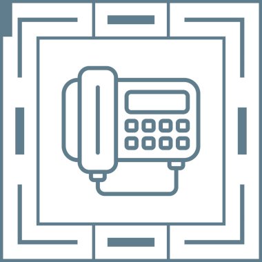 ATM simgesi. Web tasarımı için atm vektör simgelerinin basit çizimi