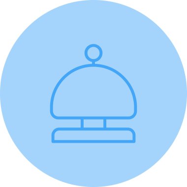 Çan simgesinin vektör illüstrasyonu