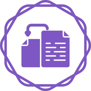 Belge. Web simgesi basit tasarım