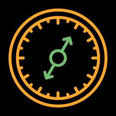 pusula simgesi web basit illüstrasyon