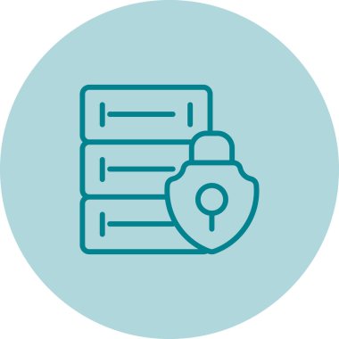 sunucu web simgesi vektör illüstrasyonu