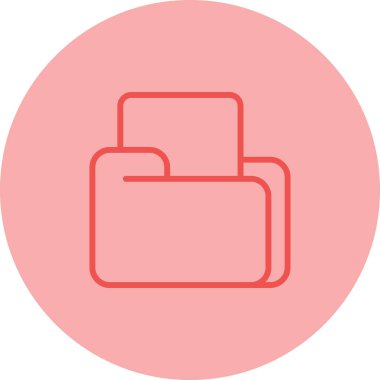 belge simgesi, vektör illüstrasyonu