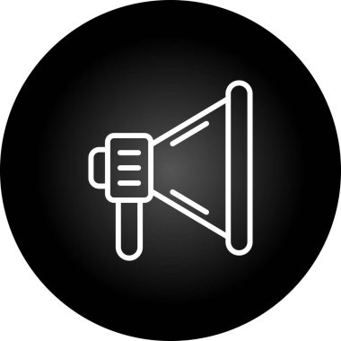 hoparlör simgesi vektör çizim