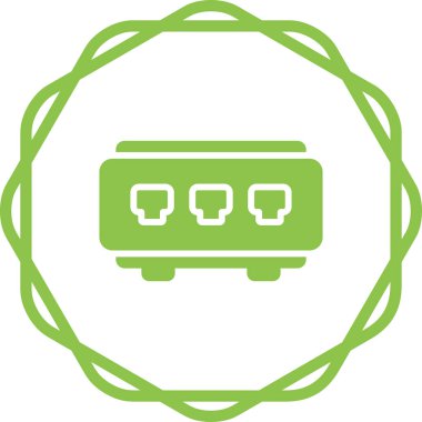 Otobüs simgesi, vektör tasarımı