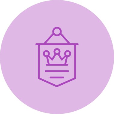 Banner  icon, vector illustration 