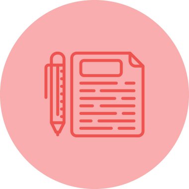 Dosya simgesinin vektör illüstrasyonu