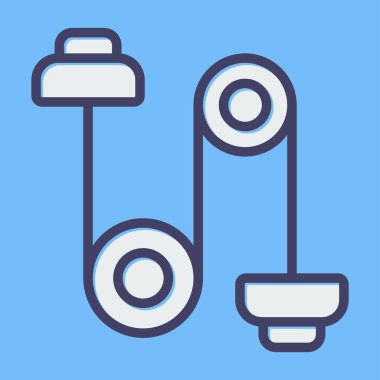 Modern b 'nin vektör illüstrasyonu eksik simgesi