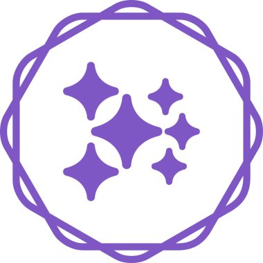 Sihirli kristal vektör simgesi kolayca değiştirilebilir veya düzenlenebilir