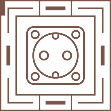 Bir web simgesi için vektör illüstrasyonuName