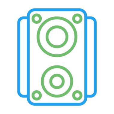 hoparlör simgesi vektör çizim