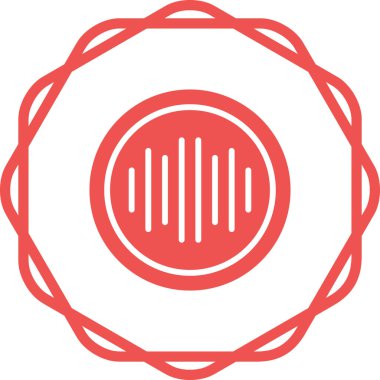 Vektör müzik simgesi illüstrasyonu