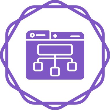 seo modern simgesinin vektör illüstrasyonu