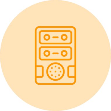 Radyo simgesinin vektör illüstrasyonu