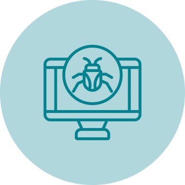 Bilgisayar web simge vektör çizim
