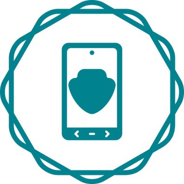 Akıllı telefon simgesi. vektör illüstrasyonu