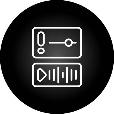 Modern b 'nin vektör illüstrasyonunda müziğin eksik simgesi