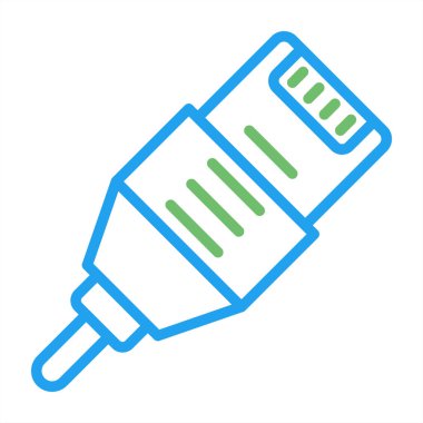 Fırça simgesi vektör illüstrasyonunu boya