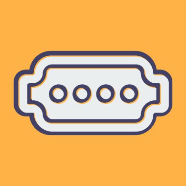 Modern b 'nin vektör illüstrasyonu eksik simgesi