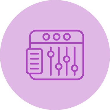 Web simgesi vektör illüstrasyonu