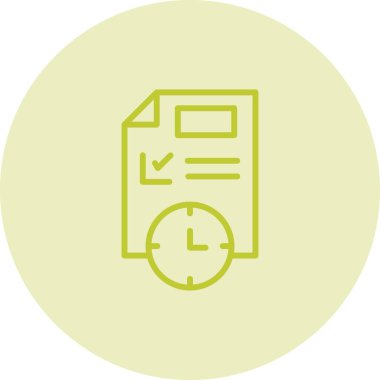 Dosya modern simgesinin vektör illüstrasyonu