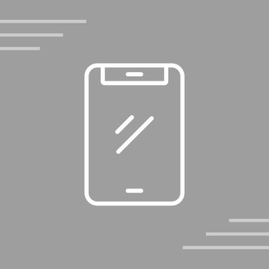 akıllı telefon simgesi vektör illüstrasyonu