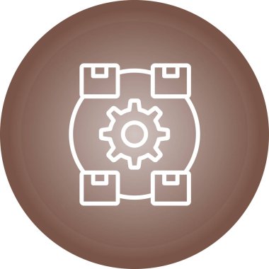 seo modern simgesinin vektör illüstrasyonu