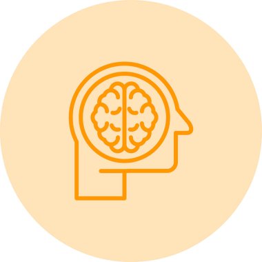 Vektör Beyin simgesi illüstrasyonu