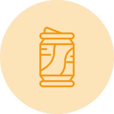 kavanoz vektör çizgisi simgesi