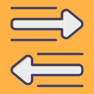 sağ ok simge vektör çizim