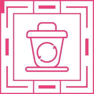 Vektör kahve makinesi simgesi