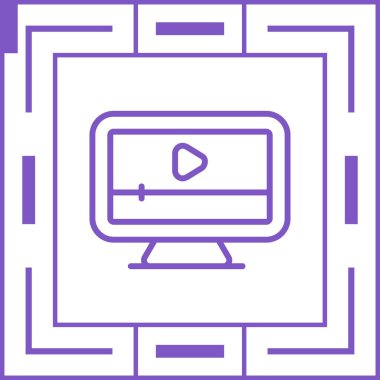 Bilgisayar web simge vektör çizim