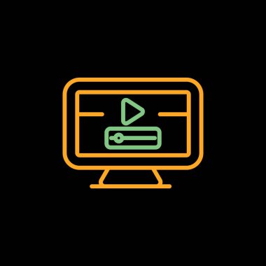 Bilgisayar web simge vektör çizim