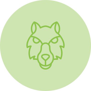 Köpek. Web simgesi basit illüstrasyon