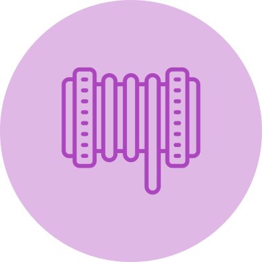 Modern simgenin vektör illüstrasyonu