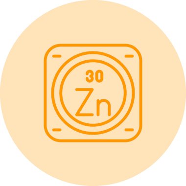 çinko kimyasal element simgesi, basit satır biçimi