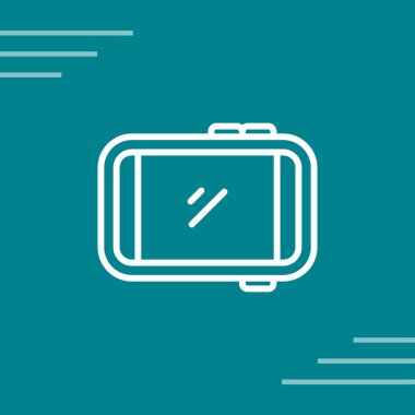 Seyahat simgesi için uzun gölgeli beyaz bavul. Bagaj taşıma işareti. seyahat bagaj ikonu. vektör.