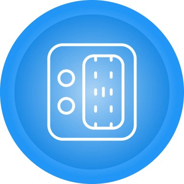 Benzersiz kontrol anahtarı vektör simgesi