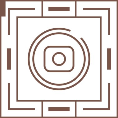 Modern bir simgenin vektör illüstrasyonu