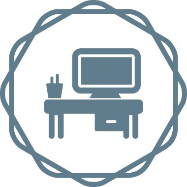 Bilgisayar web simge vektör çizim