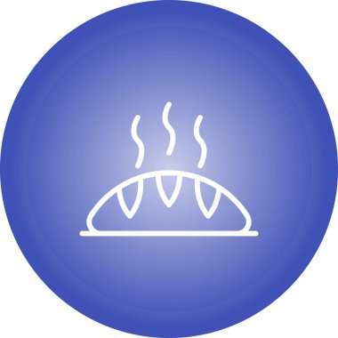 Izgara yiyeceklerin vektör çizimi