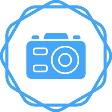 Kamera. Web simgesi basit tasarım