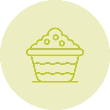 Tatlım. Web simgesi basit illüstrasyon