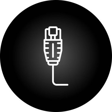 mikrofon simgesi, vektör illüstrasyonu