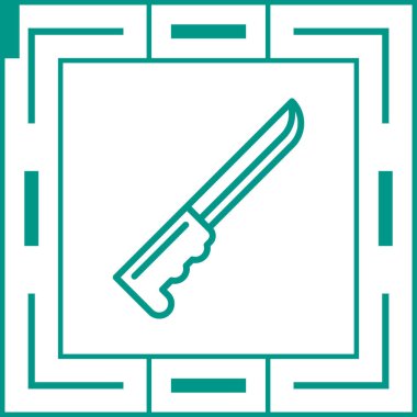 Bıçak. Web simgesi basit illüstrasyon