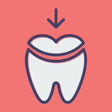 diş bakımı vektör simgesi