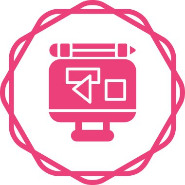 seo modern simgesinin vektör illüstrasyonu