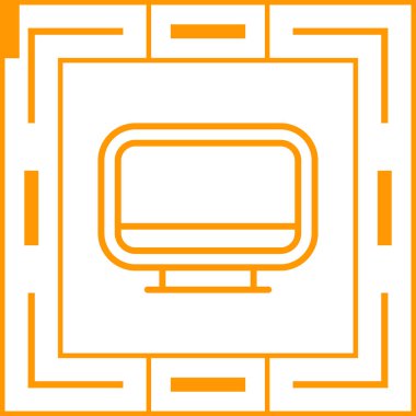 Bilgisayar web simge vektör çizim