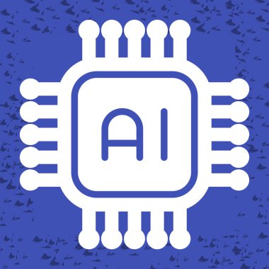 Devre kartı teknoloji simgesi. vektör grafiği